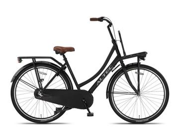 Transportfiets 28 Inch Altec Nostalgia Mat Zwart 3 Speed