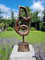 sculptuur, Koppel hertenhoofden - 51 cm - Brons, Antiek en Kunst