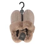 Apollo Dames Huissloffen Beige - Vilt & Bont - Taupe /, Ophalen of Verzenden, Nieuw