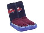 Baby Slofjes - Jongens Pantoffels - Marineblauw-Rood, Kinderen en Baby's, Kinderkleding | Schoenen en Sokken, Verzenden, Nieuw
