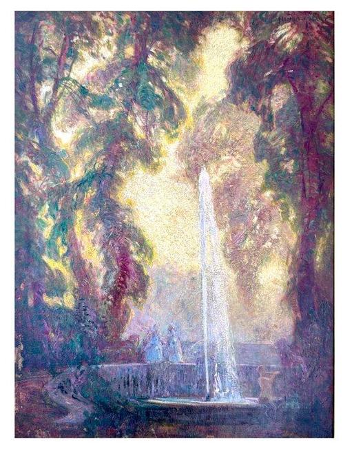 Numa-François Gillet (1868-1940) - Symbolist Painting of, Antiek en Kunst, Kunst | Schilderijen | Klassiek