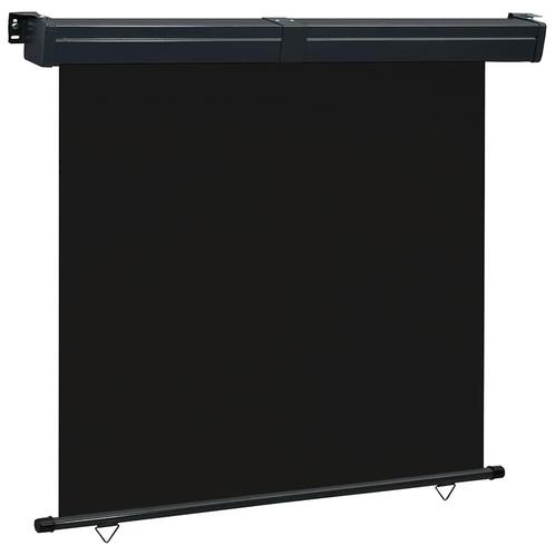 vidaXL Balkonscherm 175x250 cm zwart, Tuin en Terras, Zonneschermen, Nieuw, Verzenden