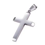 Fako Bijoux - Ketting - Kruis Edelstaal - Stainless Steel -, Sieraden, Tassen en Uiterlijk, Kettingen, Verzenden, Nieuw