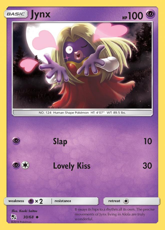 Jynx 30/68 Hidden Fates, Hobby en Vrije tijd, Verzamelkaartspellen | Pokémon, Losse kaart, Nieuw, Foil, Ophalen of Verzenden