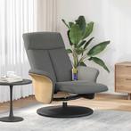 vidaXL Massagestoel verstelbaar met voetensteun stof, Huis en Inrichting, Fauteuils, Verzenden, Nieuw