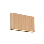 Scandinavische buiten wandlamp hout 17,5cm incl. LED IP65 -, Nieuw