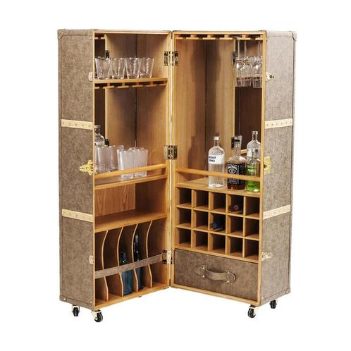 *WOONWINKEL* Kare Design West Coast Koffer Wijnkast, Huis en Inrichting, Woonaccessoires | Wijnrekken, Nieuw, Verzenden