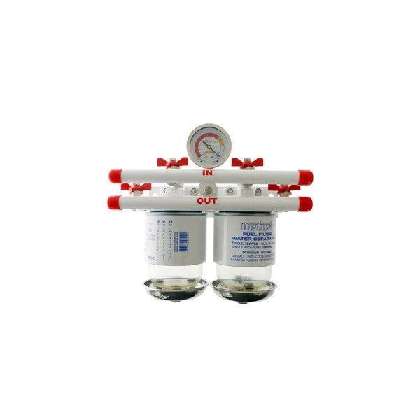 Bieden: Vetus Dual Marine Fuel Filter and Water, Watersport en Boten, Bootonderdelen, Motor en Techniek, Nieuw, Zeilboot of Motorboot