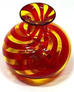 Vaso Vintage in Vetro di Murano – Anni 70 - Vaas - Rood- en