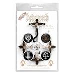 Behemoth Opus Contra Natvram button 5-pack off. merchandise, Ophalen of Verzenden, Nieuw, Kleding