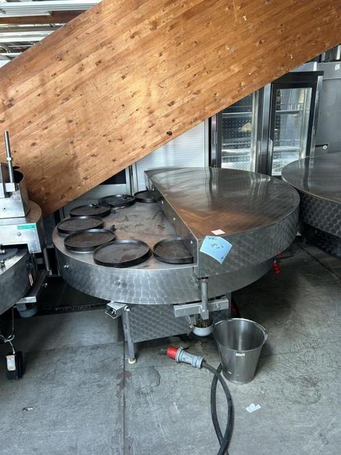 Occasion pannenkoekencarrousel 9 pans, Zakelijke goederen, Horeca | Keukenapparatuur, Gebruikt, Ophalen