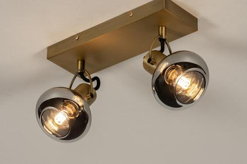 Rietveld Licht - Dubbele plafondspot in, Huis en Inrichting, Lampen | Hanglampen, Verzenden