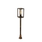 Vintage staande buitenlamp antiek goud 100 cm IP44 -, Nieuw, Minder dan 50 watt