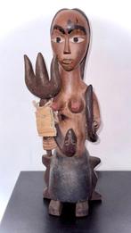sculptuur, Sirène - 42 cm - Hout