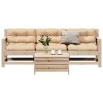 vidaXL 4-delige Loungeset massief grenenhout, Verzenden, Nieuw, Loungeset