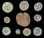Oudheid Lote de 10 Æ monedas Incluyendo Pontus Amisos,, Postzegels en Munten, Munten | Europa | Niet-Euromunten