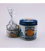 8 Stroopwafels in blik Holland delftsblauw, Ophalen of Verzenden, Nieuw