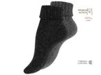2 paar dames wollen sokken - met Alpacawol - Zwart/Antraciet, Nieuw, Verzenden