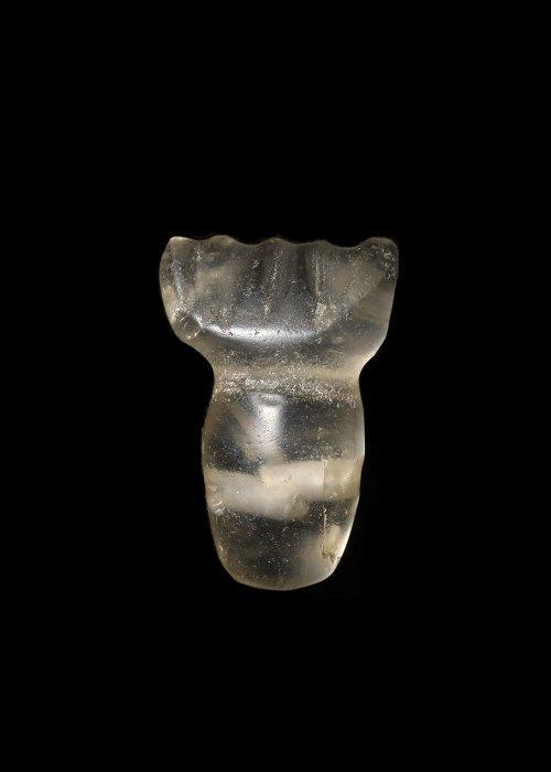 West-Aziatisch Rock Crystal Vuisamulet (Zonder Minimumprijs), Antiek en Kunst, Antiek | Overige Antiek