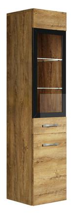 Badkamerkast Rio 30 x 30 x 131 cm Bruin Eiken Kolomkast, Verzenden, Nieuw, (Half)hoge kast