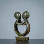 Beeld, Together - 130 mm - Serpetine steen - 2021, Antiek en Kunst