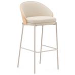 26% Korting |  Kave Home Barkruk, Verzenden, Zo goed als nieuw, Metaal, 90 cm of meer