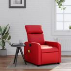 vidaXL Massagestoel verstelbaar kunstleer rood, Huis en Inrichting, Fauteuils, Verzenden, Nieuw
