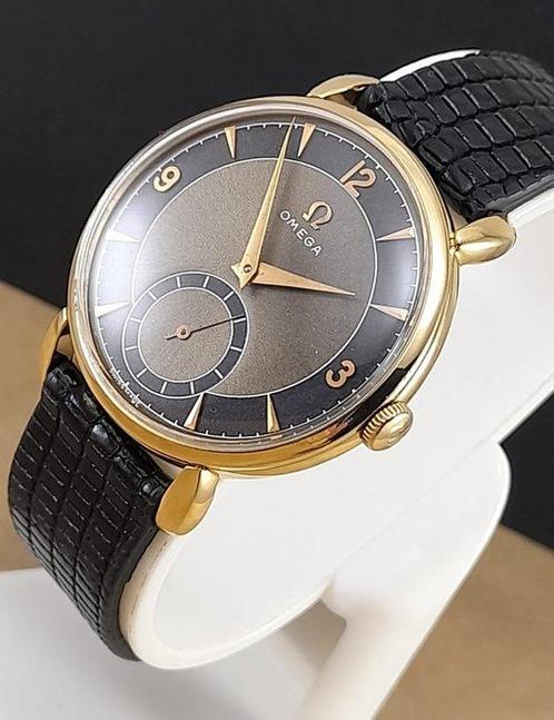 Omega - Fancy Lugs/Year 1954/80 Micron GP Bullseye Dial -, Sieraden, Tassen en Uiterlijk, Horloges | Heren