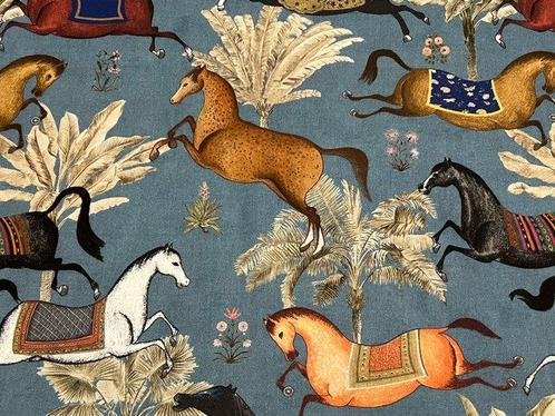 Elegantie en beweging: de charme van paardensport op, Antiek en Kunst, Antiek | Kleden en Textiel