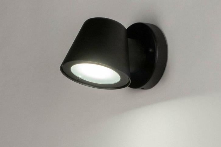 Rietveld Wandlampen - Zwart - Metaal, Aluminium, Huis en Inrichting, Lampen | Wandlampen, Verzenden