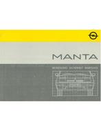1986 OPEL MANTA INSTRUCTIEBOEKJE DUITS, Auto diversen, Handleidingen en Instructieboekjes