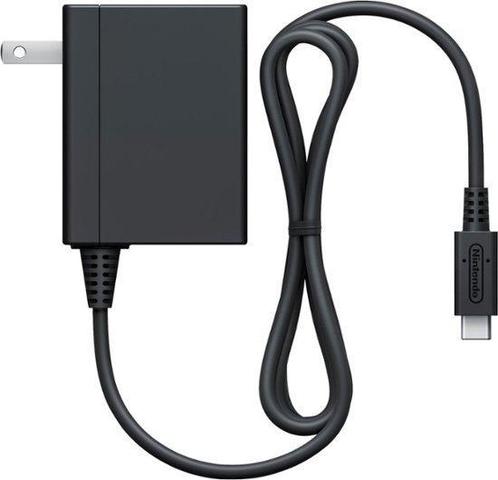 Nintendo Switch AC adapter (USA-plug) / Kabel voor stroom, Spelcomputers en Games, Spelcomputers | Overige, Zo goed als nieuw