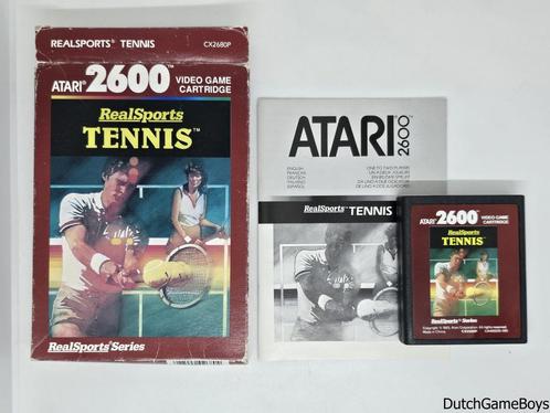 Atari 2600 - Realsports Tennis, Spelcomputers en Games, Games | Atari, Gebruikt, Verzenden