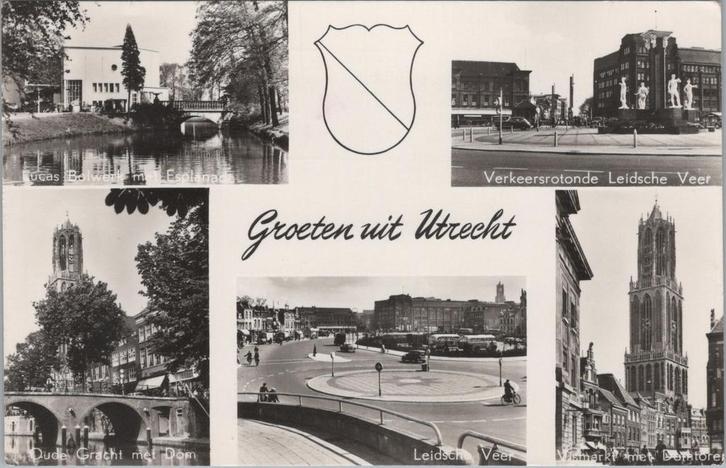 UTRECHT - Meerluik Groeten uit Utrecht, Verzamelen, Ansichtkaarten | Nederland