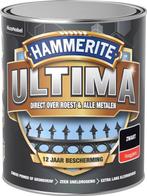 Hammerite ultima metaallak 3 in 1 hoogglans, 750 ml, zwart, Nieuw, Verzenden