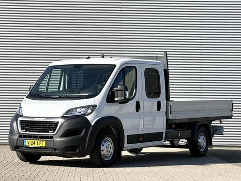 Peugeot Boxer Open laadbak 2.2 165PK L4 DC Dubbele cabine, Auto's, Bestelauto's, Lease, Handgeschakeld, Wit, Peugeot, Financial lease