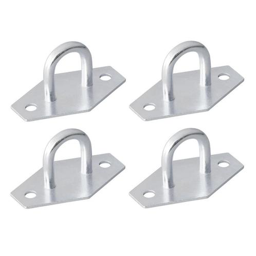 ProPlus Ronde zeilringen - staal - 14 x 22 mm - set van 4..., Caravans en Kamperen, Voortenten en Luifels, Nieuw, Ophalen of Verzenden