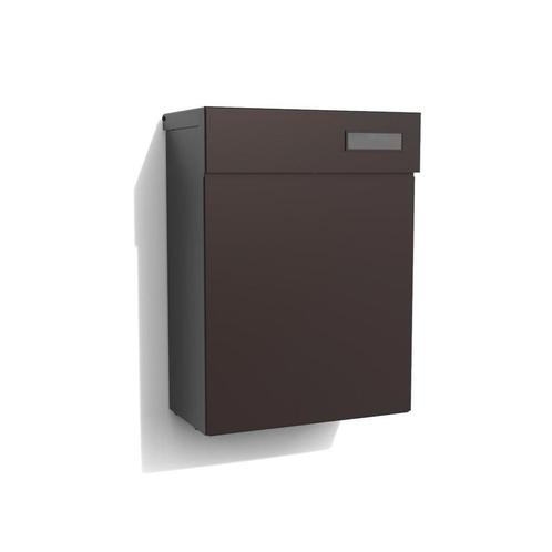 Brievenbus | eSafe | Topa | Aluminium - 8019, Tuin en Terras, Brievenbussen, Wandbrievenbus, Nieuw, Aluminium, Verzenden