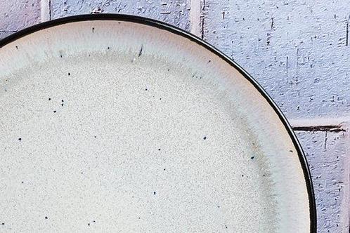 Tweedekans | bord IRIS Ø21,5cm - 6 stuks - Ivoorwit, Huis en Inrichting, Keuken | Servies, Zo goed als nieuw, Ophalen of Verzenden