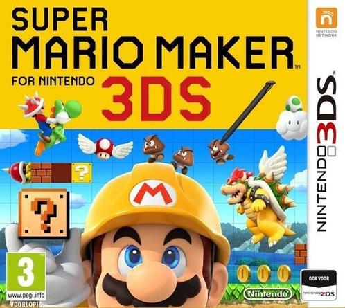 Super Mario Maker 3DS 3DS Garantie & snel in huis!, Spelcomputers en Games, Games | Nintendo 2DS en 3DS, 2 spelers, Zo goed als nieuw