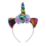 Unicorn haarband - Rainbow, Kinderen en Baby's, Carnavalskleding en Verkleedspullen, Nieuw, Ophalen of Verzenden