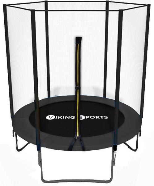 Trampoline - 183 cm - met veiligheidsnet - zwart, Kinderen en Baby's, Speelgoed | Buiten | Trampolines, Nieuw, Ophalen of Verzenden