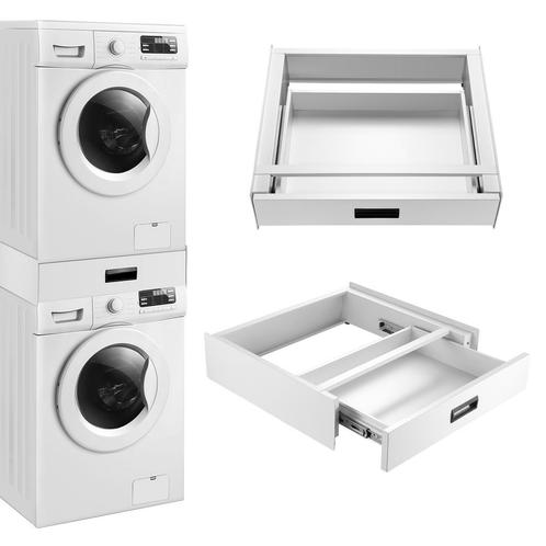 [en.casa] Stapelkit universeel tussenstuk met lade wit, Huis en Inrichting, Overige Huis en Inrichting, Verzenden