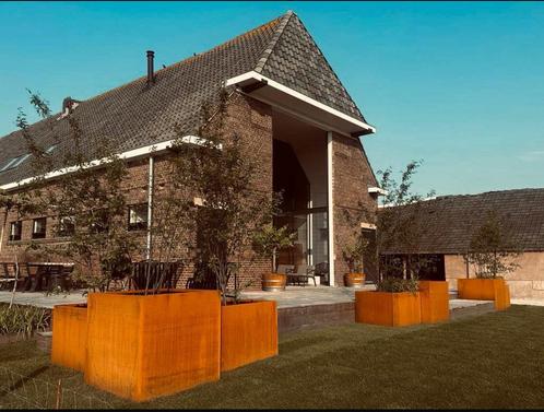 Cortenstaal / Maatwerk / Plantenbak, Tuin en Terras, Bloembakken en Plantenbakken, 30 tot 60 cm, 60 tot 100 cm, Binnen, Balkon
