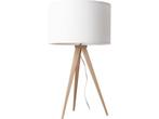 Veiling - Tripod tafellamp hout - Zuiver - wit, Huis en Inrichting, Lampen | Tafellampen, Nieuw