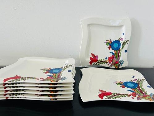 Villeroy & Boch - Christine Reuter - Bord (8) - Acapulco -, Antiek en Kunst, Antiek | Meubels | Stoelen en Banken