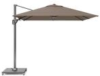 Voyager T2 zweefparasol 270x270 cm Havanna met 75 KG voet, Tuin en Terras, Parasols, Ophalen of Verzenden, Nieuw