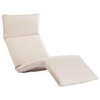 Ligstoel Cremewit Oxford - Retourdeal - 35% Korting!, Tuin en Terras, Tuinstoelen, Ophalen of Verzenden, Nieuw, Metaal