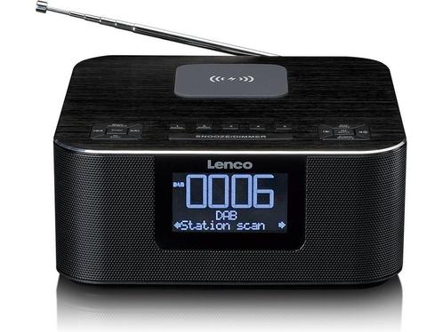 Lenco CR-650BK - Wekkerradio - DAB+ Bluetooth Draadloos, Huis en Inrichting, Woonaccessoires | Klokken, Zo goed als nieuw, Verzenden
