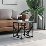 vidaXL Salontafel 45x45x47,5 cm bewerkt hout grijs sonoma, Verzenden, Nieuw, Overige houtsoorten, 50 tot 100 cm